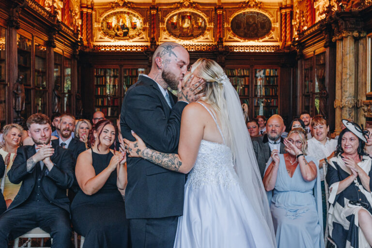 Tijanna & Luke’s Edgy, Joy-Filled Wedding at Crewe Hall: Mr & Mrs Peach