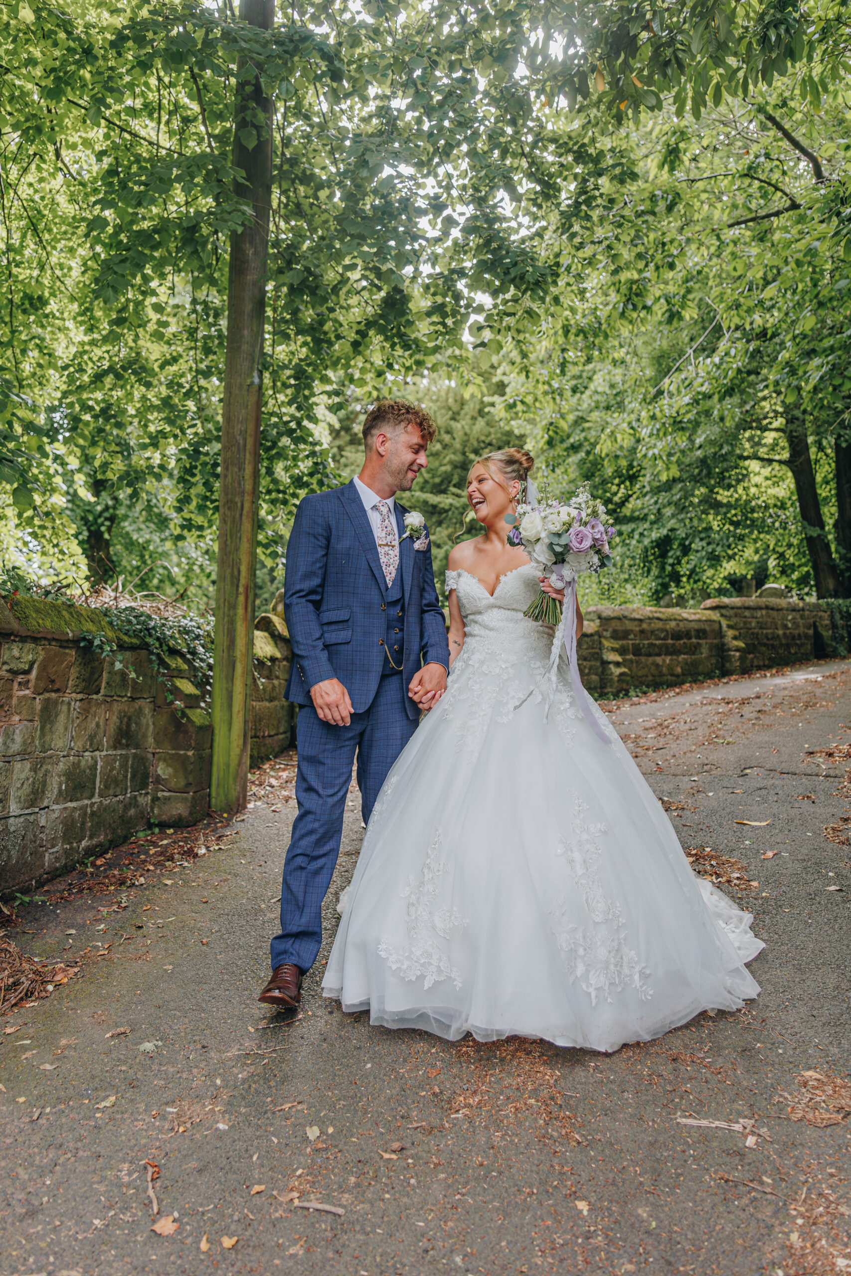wolverhampton wedding at st michaels and all angels church photo by georgia anne photography couples portrait