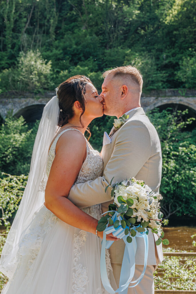 Iron Bridge wedding photography by georgia anne photography summer time wedding day