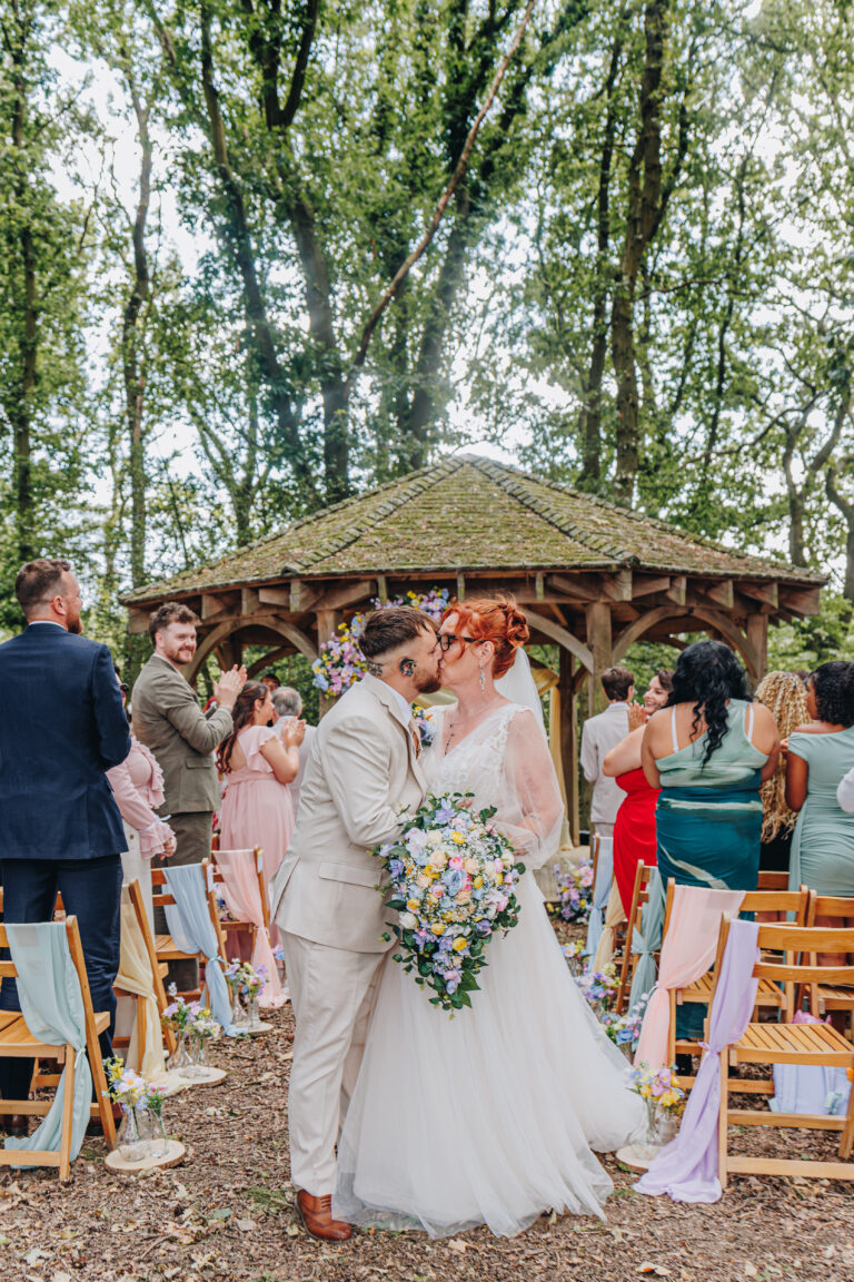 Tyghe & Mandy’s Colourful Summer Wedding at Mapperley Farm